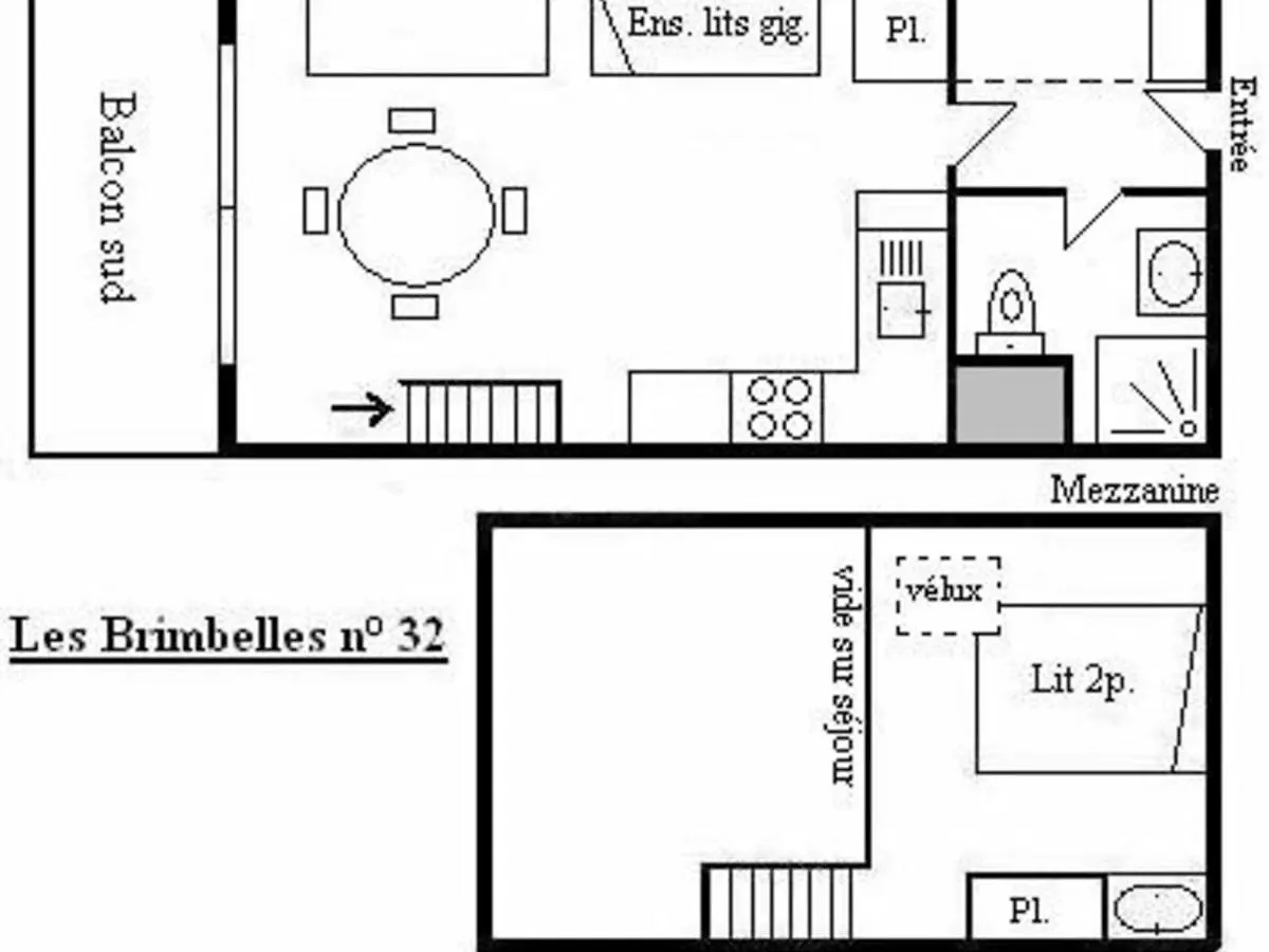 Apartman Studio Mezzanine 5 Pers Avec Balcon Sud, Coeur Meribel, Proche Pistes Et Commerces - Fr-1-180-304